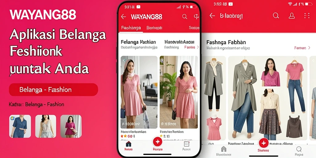 Tampilan antarmuka aplikasi WAYANG88 yang modern dan menarik.